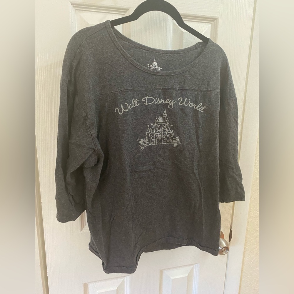 Walt Disney World Resort 3/4 Sleeve Top Size L